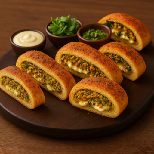 Stuffed Fusion Masala Bread