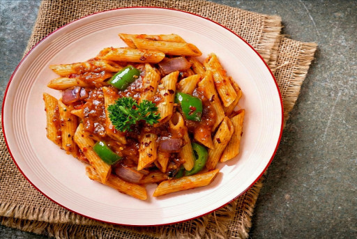 Arrbiata Pasta In Red Sause